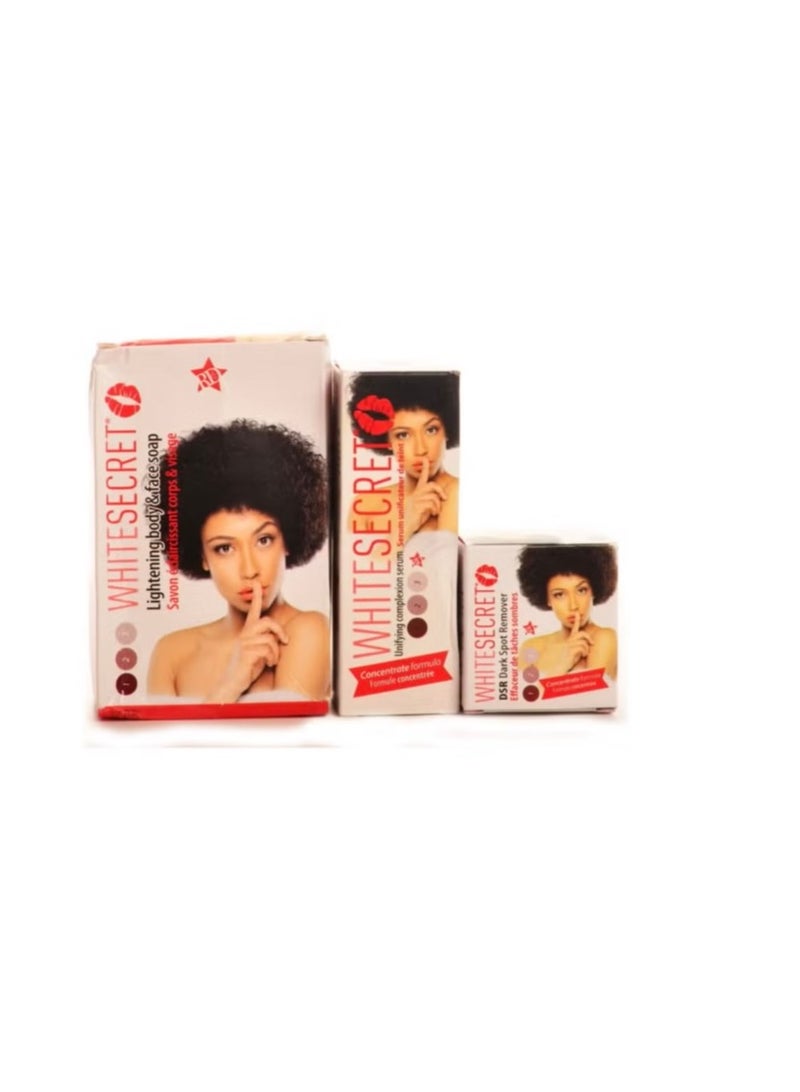 Secret White White Secret Set 3 Pieces