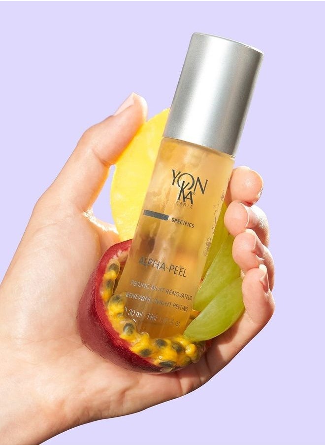 Yonka Yon-Ka Alpha Peel Concentrate (30ml) Anti-Aging Night Peel, Treat Fine Lines and Wrinkles with Alpha Hydroxy Acids, All Skin Types, Paraben-Free  - Image 2