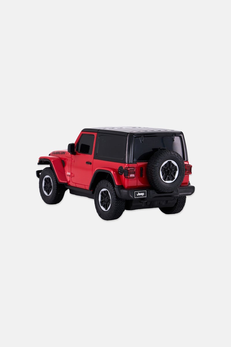 RASTAR Remote Control Jeep Wrangler Rubicon, Red - Image 4