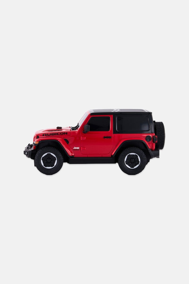 RASTAR Remote Control Jeep Wrangler Rubicon, Red - Image 3