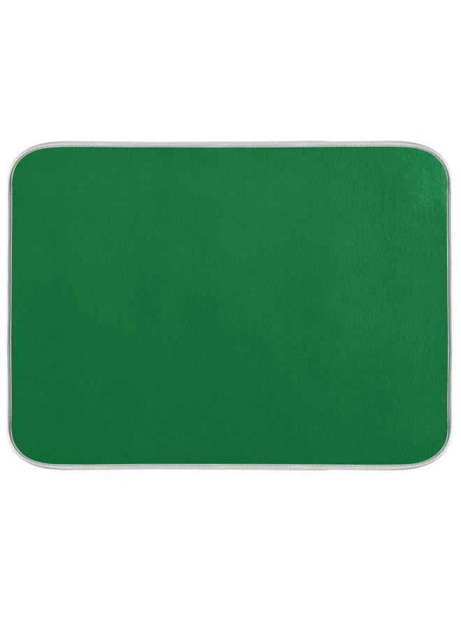Dussdil Green Dish Drying Mat for Kitchen Counter 16 x 18 Inch Absorbent Microfiber Patrick Day Dry Dishes Rack Mats Drainer Mat Dish Drying Pad for Countertops Decor - Image 1