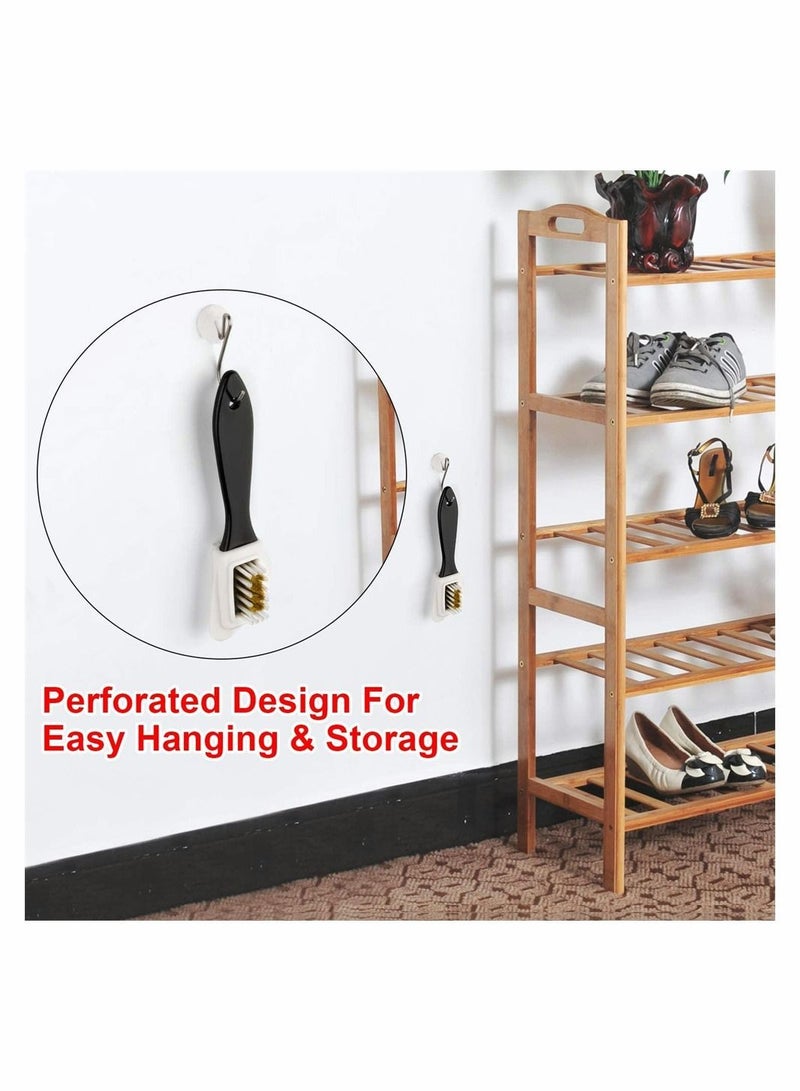 Y&D Cleaning Shoe Brush, Suede Brush and Nubuck Cleaner Multifunctional 4 Sided Brass Bristle, Premium Kit Cleans Gives Perfect Nap (1 Pcs) - Image 4