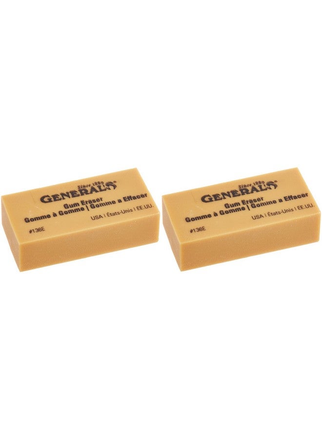 General's General Pencil 136Ebp Artist Gum Eraser- (2 Pack) - Image 1