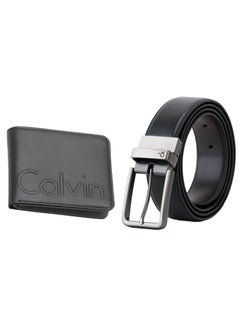 CALVIN KLEIN JEANS PLUS Calvin Klein Leather Wallet-Belt Set For Men  - Image 1