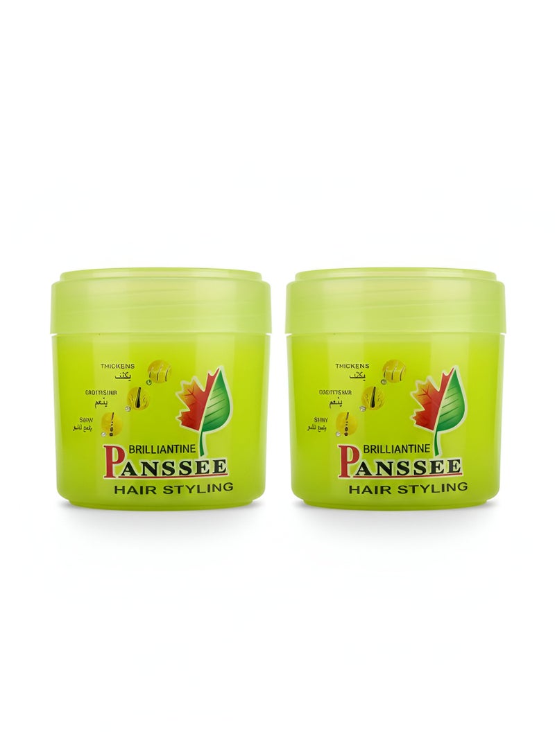 PANSSEE Hair wax cream thickens, softens and shines (2 packs) each pack 170ml - Image 1