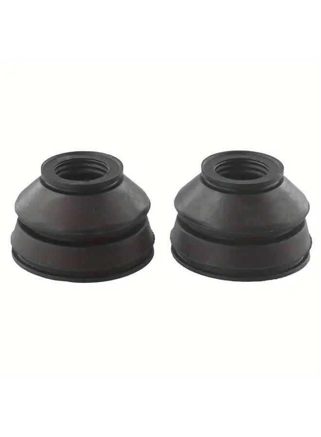 2pcs Universal Rubber Dust Cover For Track Rod Ends Ball Joint - Image 1