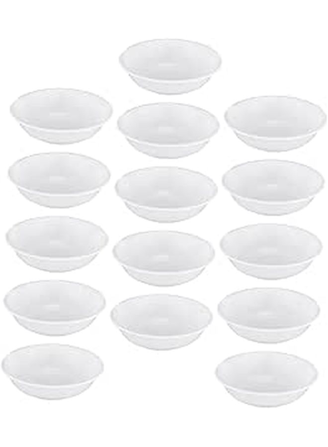 25 Pack White Plastic Sauce Bowls For Home Restaurant And Hotel Use - Image 1