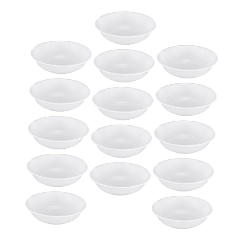 25 Pack White Plastic Sauce Bowls For Home Restaurant And Hotel Use - Image 2