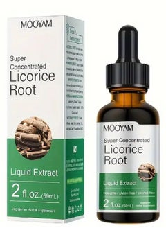 MOOYAM Licorice Root Serum for Face, Hydrating Even Skin Tone Serum Anti Wrinkle Minimizes Fine Lines Removes Acnes Firming and Strengthening Skin Care Glow Skin Corrector for Face - Lightweight Formula 59ML  - Image 3
