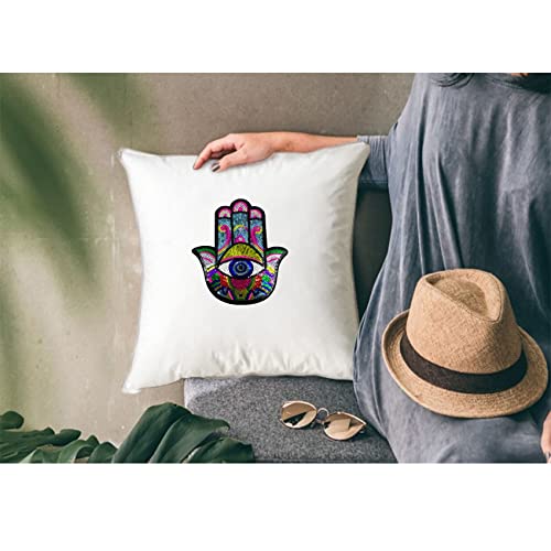 Huluth Eye Hand Patch Iron on Patches for Clothing Sequin Patches Embroidered Patches Applique Compatible Jackets Jeans T-Shirt Hoodies (Colorful) - Image 5