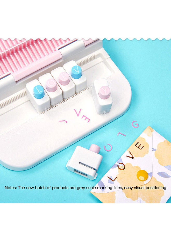 Kw-trio 26 English Letters Alphabet Craft Hole Punch Handmade Punchers from A to Z for Engraving Supplies Card Making DIY Albums Photos Paper Cutter  - Image 5