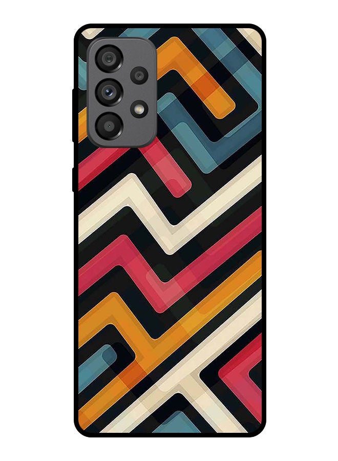 Theodor Protective Case Cover For Samsung Galaxy A73 5G     Lines 1 - Image 1