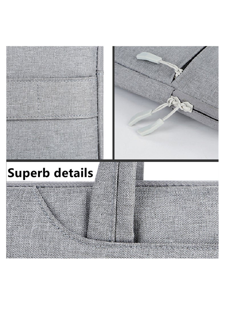 NOVOLAN NOVOLAN Laptop Shoulder Bag Laptop Shoulder Bag Laptop Tote, Laptop Case 14 Inch 15.6 Inch Tablet Laptop Bag Men Women Portable Liner Bag Tablet Computer Bag Conference Briefcase 14" 15.6" (14" Black)  - Image 5