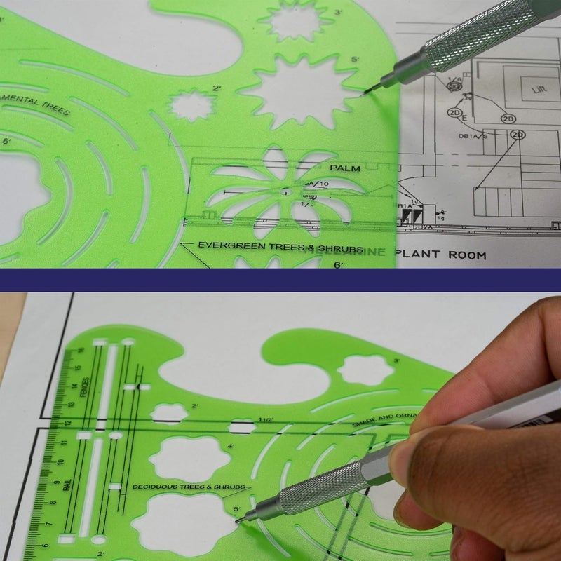 Pacific Arc Landscape Template Guide, with Trees, Shrubs, Hedges, Fences, Flagstone Walks, and Terraces - Image 5