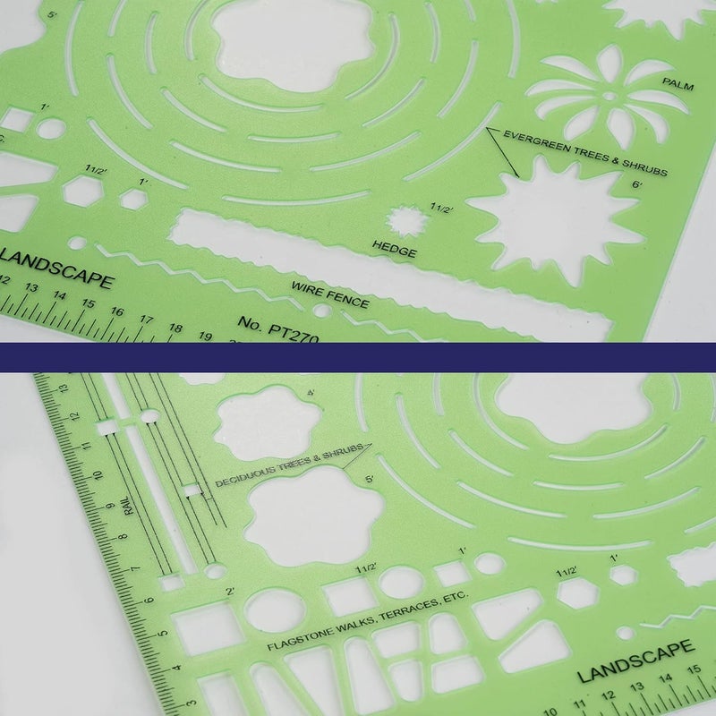 Pacific Arc Landscape Template Guide, with Trees, Shrubs, Hedges, Fences, Flagstone Walks, and Terraces - Image 4