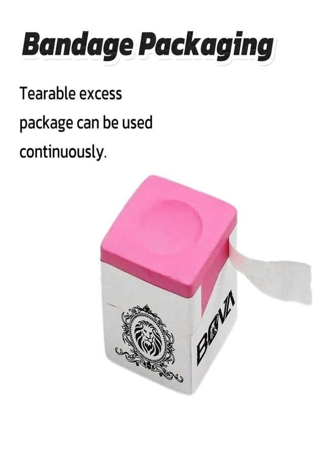 Sinkkuma Magnetic Chalk with Balck Chalk Holder,Pink or Blue Billiards Cue Chalks,Pool Cue Chalks,Magnetic Chalk,Cue Chalk Holder, Magnetic Suit (Pink) - Image 4