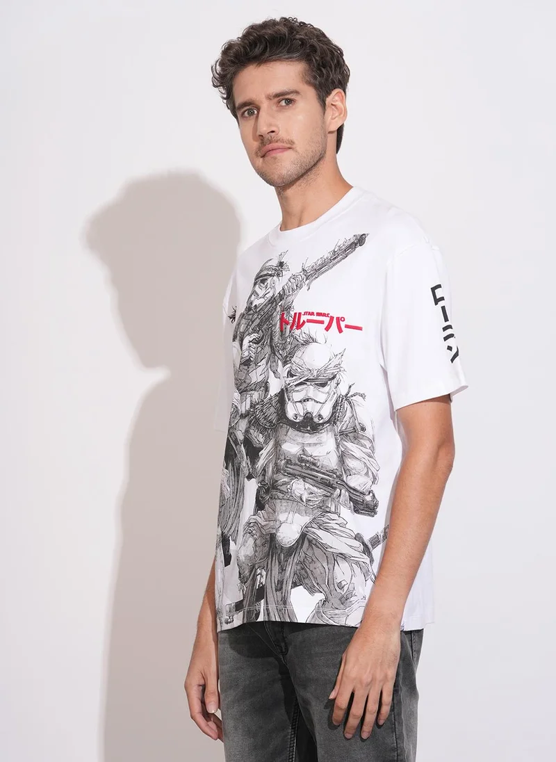 Being Human Men Star Wars Printed Pure Cotton T-shirt
