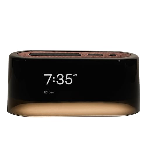 Loftie Alarm Clock with Sound Machine – Smart Alarm Clock with Night Light, White Noise, Bluetooth Speaker, 100+ Sounds Included Free, No Subscription Required, Blackout Mode- Penny - Image 1