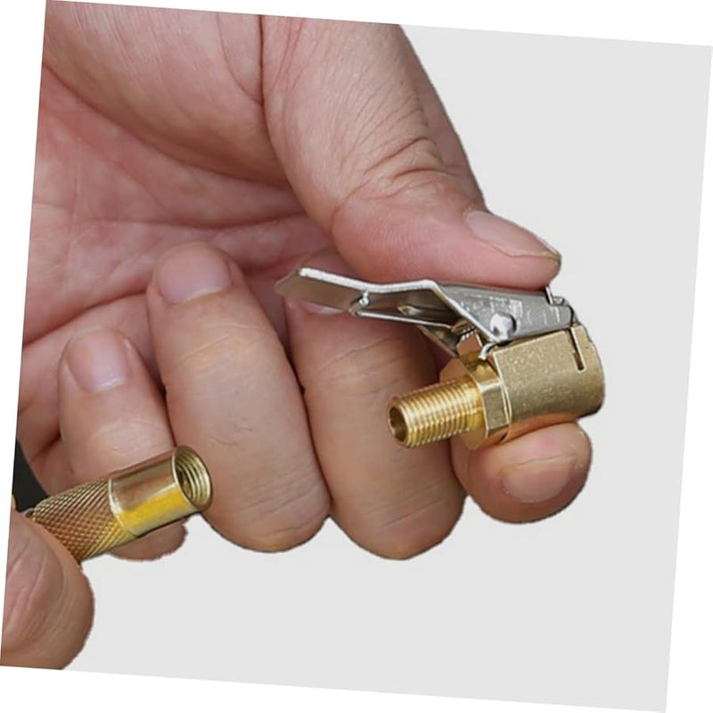 6Pcs Tire Air Chuck Nozzle Clips Brass Material for Car Inflator Pump Secure Attachment - Image 5