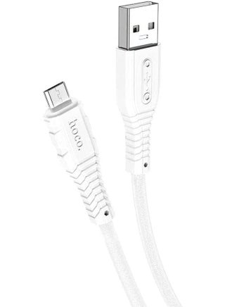 HOCO X67 Nano silicone Charging And Data Transmittion Cable (2.4A - 1M), Micro Plug For Samsung Huawei Xiaomi Oppo -White - pzsku/Z3083D404A5DA804DD645Z/45/_/1668959191/f9885467-0aa8-4ff1-a4af-9a1954b44074