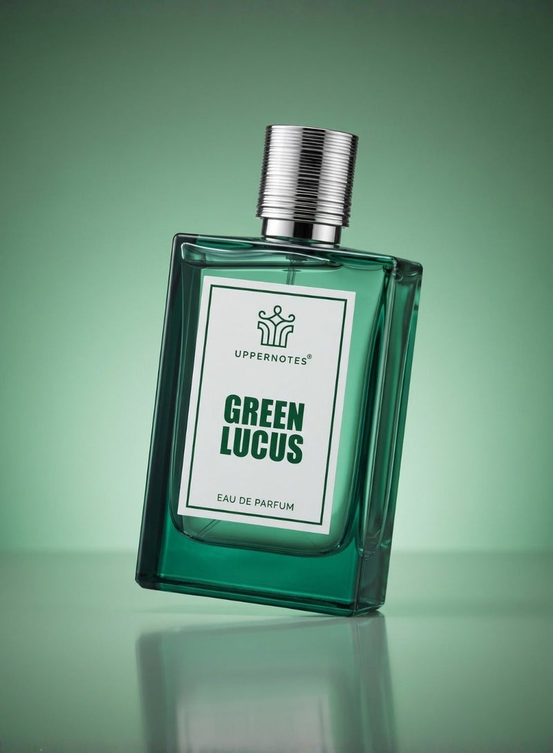 UpperNotes Green Lucas EDP Unisex 80ml | Lavender Neroli Jasmine Vetiver Oakmoss Sandalwood | Fresh Aromatic Green Long Lasting Daily Fragrance UAE - Image 4