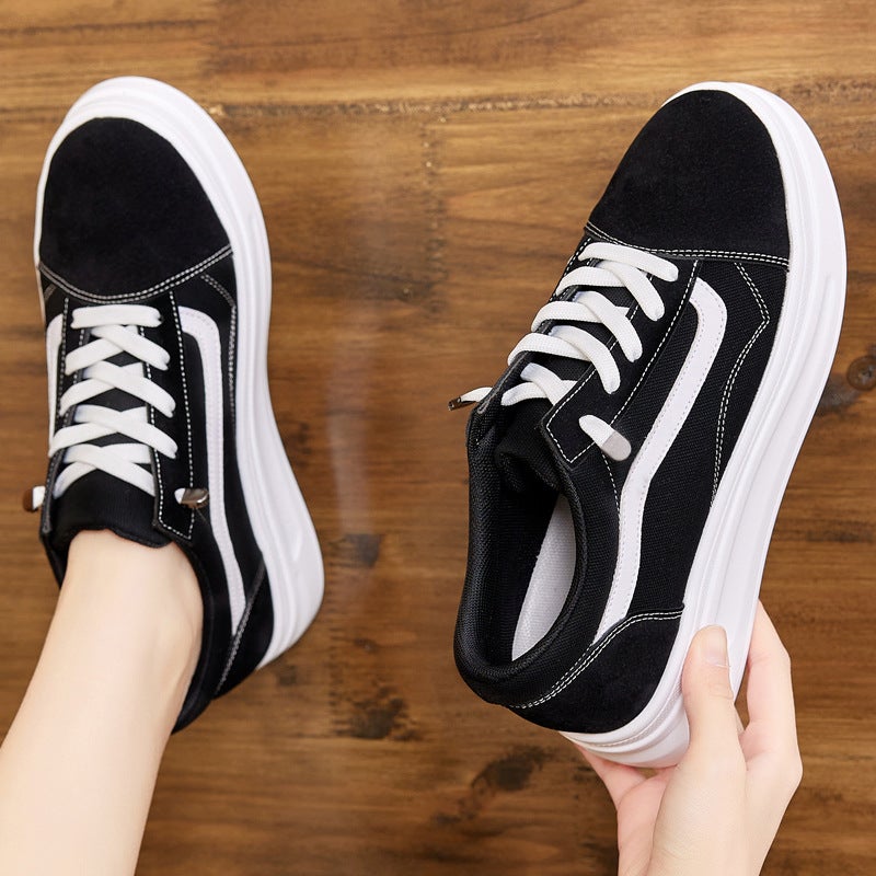 Thick-Soled Muffin Height-Increasing Small Size Women'S Shoes 313233 Lightweight All-Match Casual Board Shoes Internet-Famous Canvas Shoes Women'S Autumn - Image 4