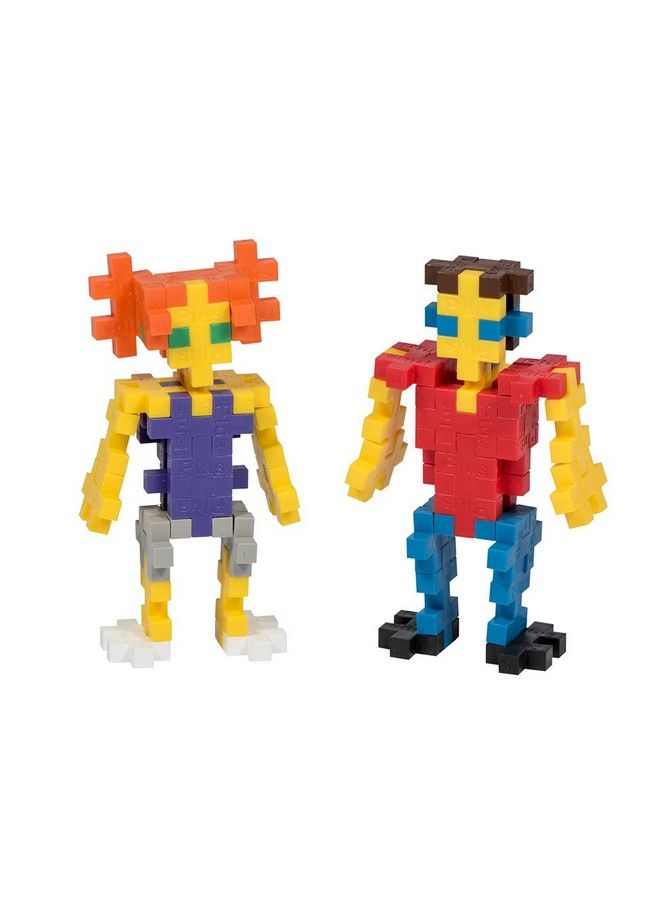 Open Play Tube 70 Piece Basic Color Mix Construction Building Stem ; Steam Toy, Interlocking Mini Puzzle Blocks For Kids  - Image 3