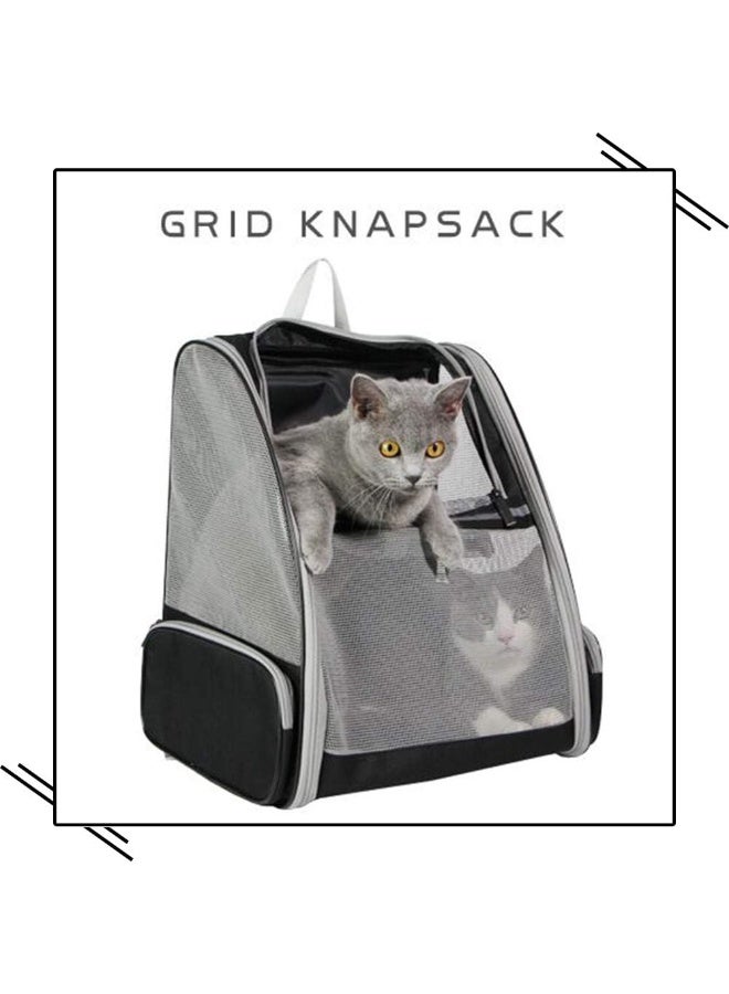 Innovative Bubble Backpack Carrier for Pets During Travel, Ventilated and Safe Transparent Pet Bag for Cats and Dogs, Lightweight Travel-Friendly Pet Backpack for Daily Outings and Trips (Grey) - Image 3