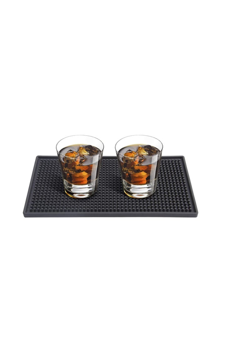 Generic - Rubber Bar Service Mat 45 x 30cm Heavy Duty Leakproof Non Slip Tabletop Protection for Kitchen Restaurant Hotel Beverages Furniture - Image 1