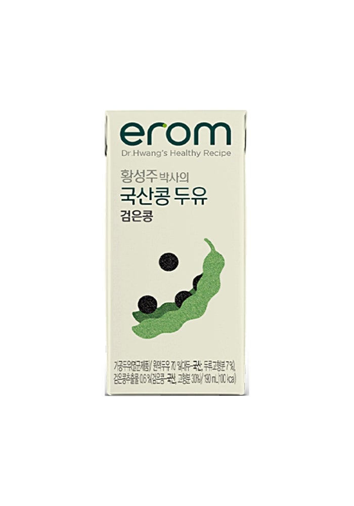 Soya Milk, Black Bean - 190ml, South Korea