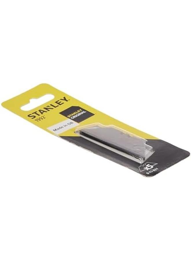 Stanley 5 Pieces Carded Heavy Duty Knife Blade 0 11 921  - Image 2