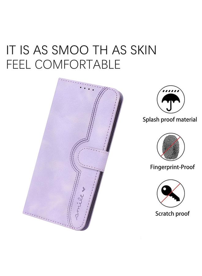 Green Tiger Case For Honor X5b / X5b Plus Global Heart Pattern Skin Feel Leather Phone Case  - Image 5