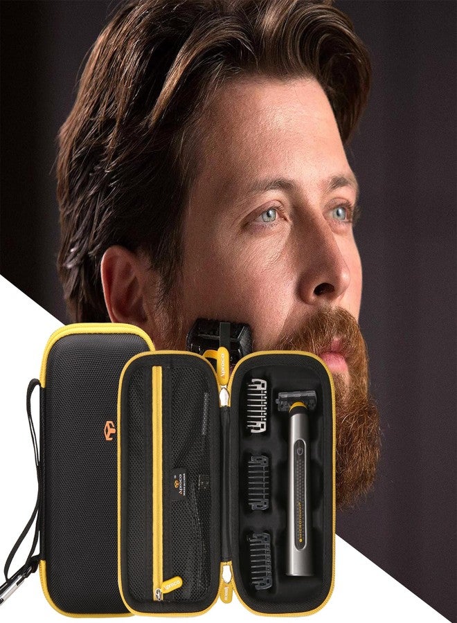 Aproca Case Compatible with MicroTouch SOLO Titanium Rechargeable Beard & Body Razor, Storage Portable Bag for Accessories (Case Only) - Image 4