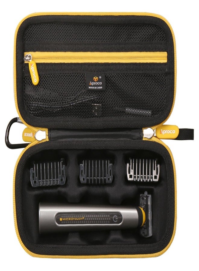 Aproca Case Compatible with MicroTouch SOLO Titanium Rechargeable Beard & Body Razor, Storage Portable Bag for Accessories (Case Only) - Image 1