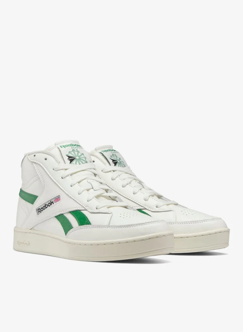 Reebok Chalk/Alabaster/Glen Green Reebok Club C 85 Form Hi Unisex Shoes  | Best Price UAE