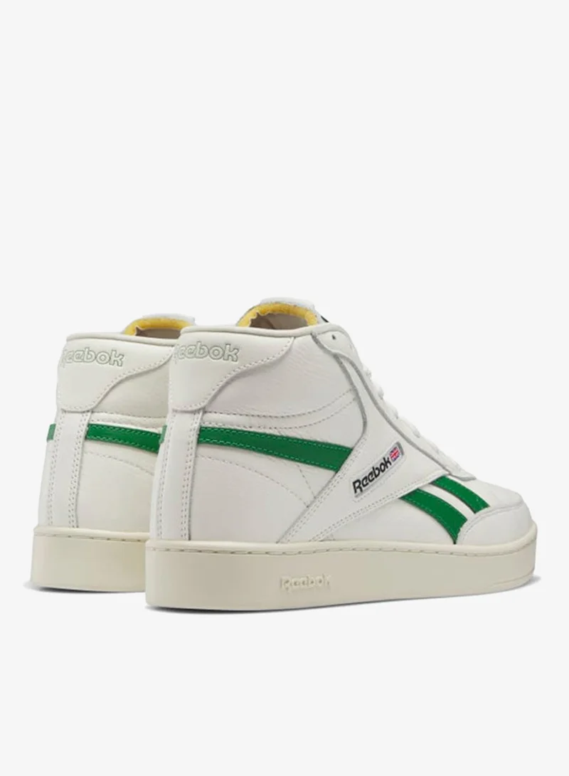 Reebok Chalk/Alabaster/Glen Green Reebok Club C 85 Form Hi Unisex Shoes  | Best Price UAE