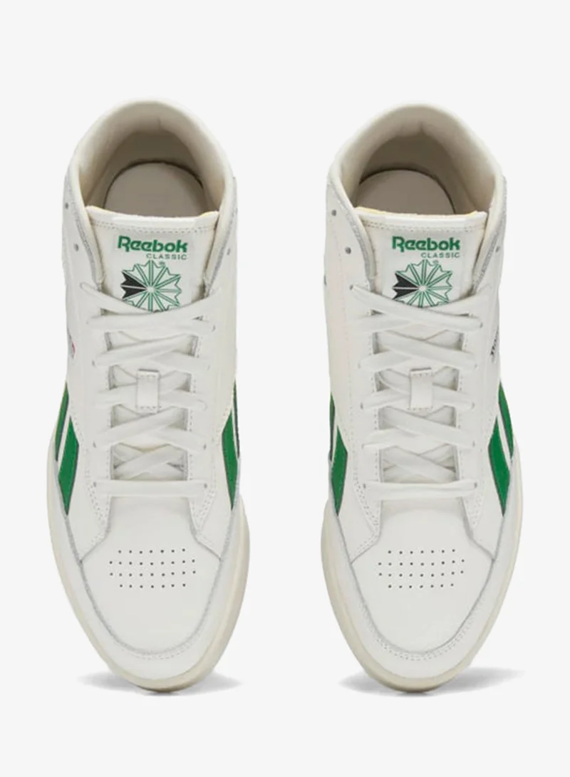 Reebok Chalk/Alabaster/Glen Green Reebok Club C 85 Form Hi Unisex Shoes  | Best Price UAE