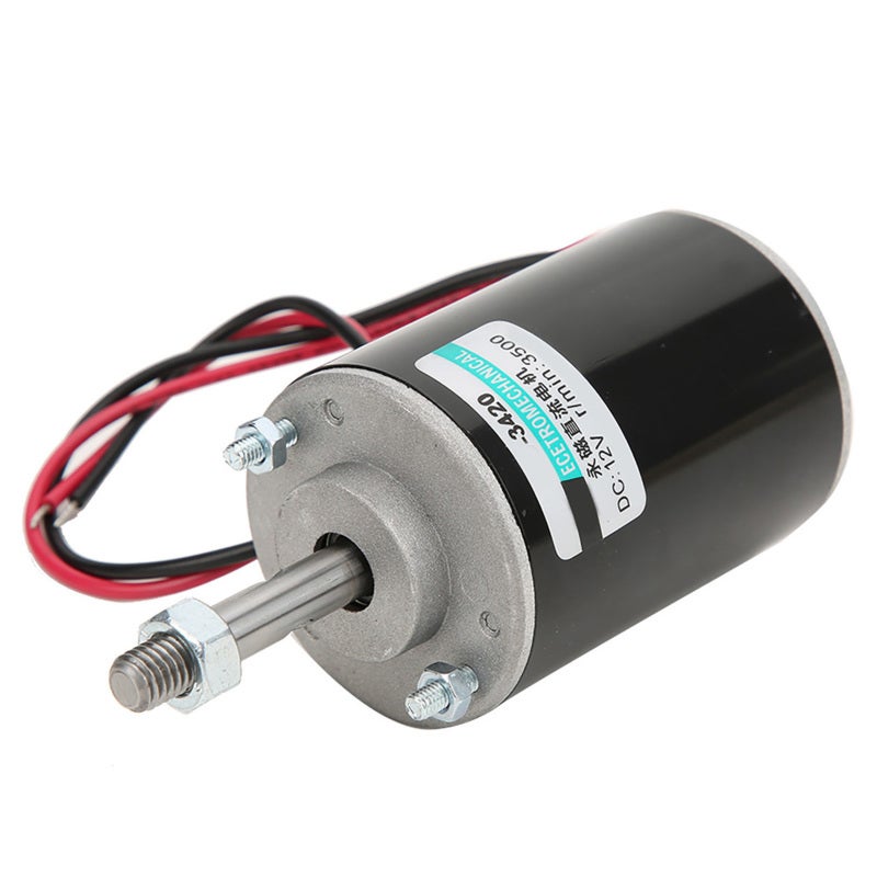 Dc Motor: 30W Copper Winding - High Speed Smooth Quiet Stable Operation Rotation Control For Diy Generator, Candy Floss Machines, Small Cutting Tables, Grinders - Image 2
