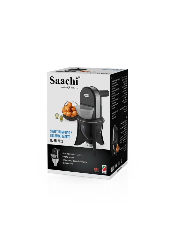 Saachi Sweet Dumplings/Luqaimat Maker NL-SB-2020-BK Black 38.5x50x46.7cm - Image 2