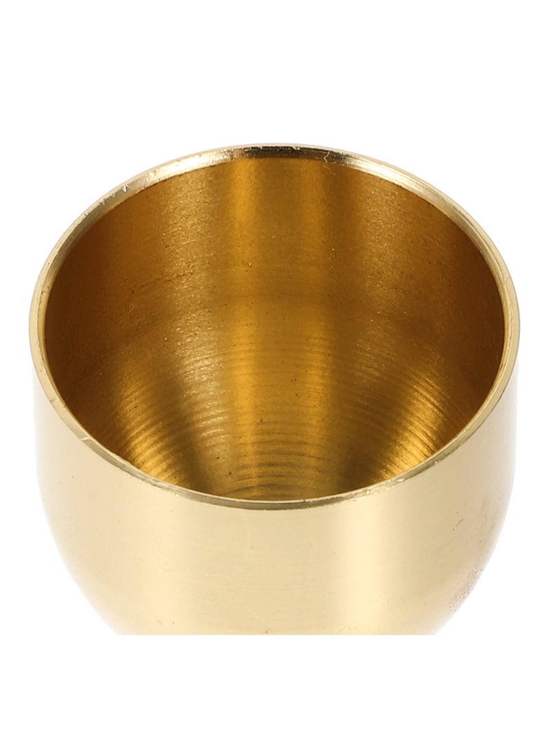 Excefore - Vintage Copper Wine Cup, 2 Pcs Cup Metal Wine Cup, Brass Chalice Goblet, Meditation Bowl Tea Cup, Vintage Chalice Glasses, Multi-function Offering Cup, Pure Brass Holy Water - Image 1