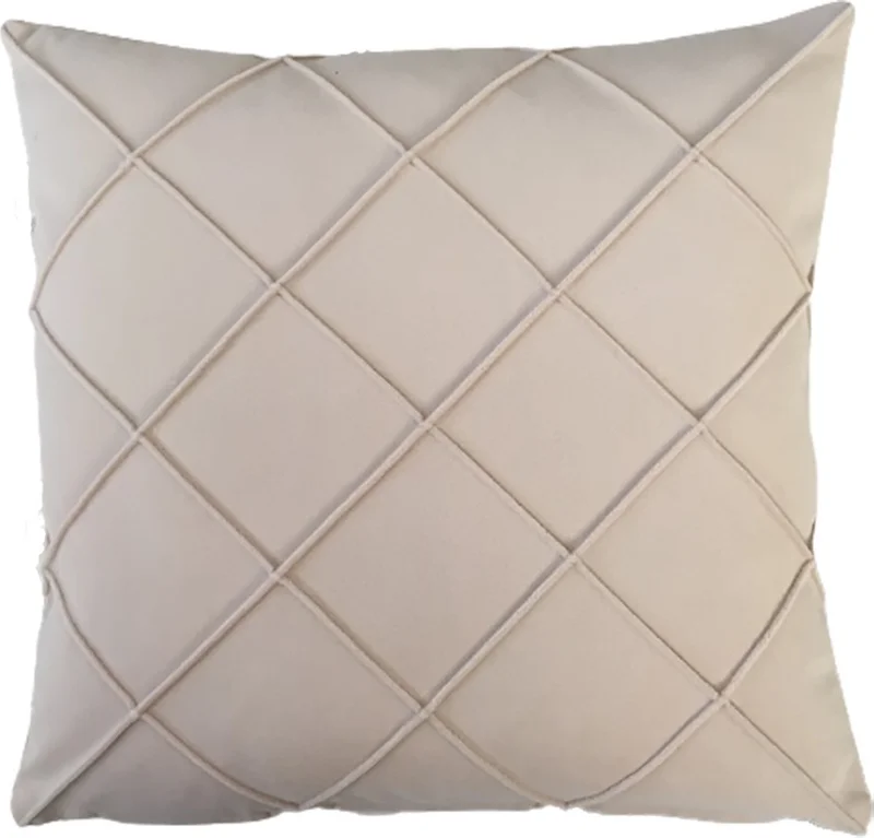 Nisahometeks Stain Resistant Erasable Quilted Throw Pillow Case
