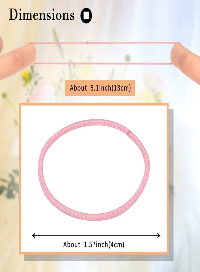 Unaone Hair Elastics Ties, 300 PCS Stretchable Rubber Hair Band No Crease Hair Band 2mm for Thin Hair, Suitable for Women, Men, Girls and Boys - Image 2