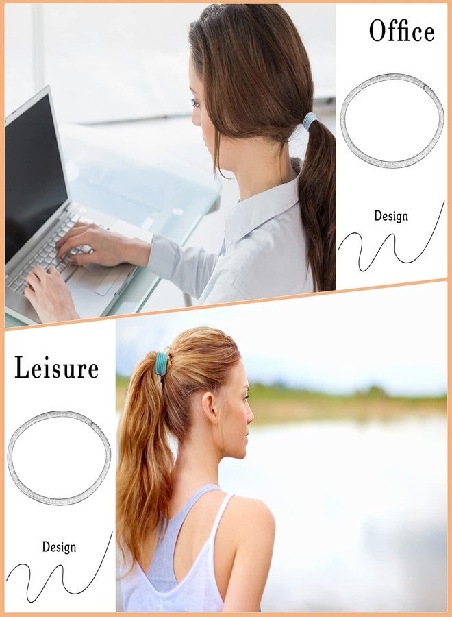 Unaone Hair Elastics Ties, 300 PCS Stretchable Rubber Hair Band No Crease Hair Band 2mm for Thin Hair, Suitable for Women, Men, Girls and Boys - Image 4