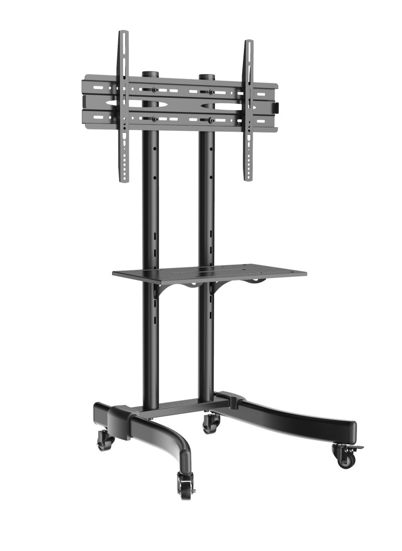 Hamood Tv stand 32 inch to 65 inch Tv supported adjustable Tv height, strong wheels with break, shelf receiver height adjustable ham-903 LOADING CAPACITY 50KG  - Image 1