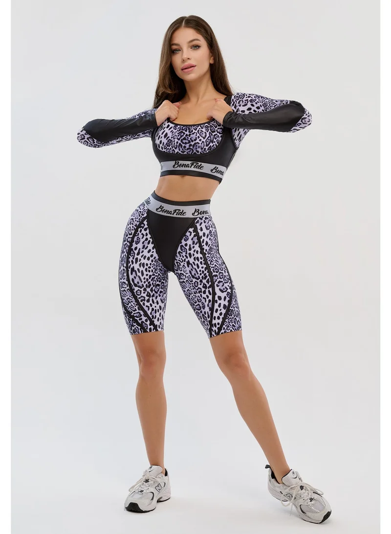 Bona Fide Bona Fide Premium Quality High Waist Biker Shorts for Women with Push Up - Womens Shorts for Gym, Workout