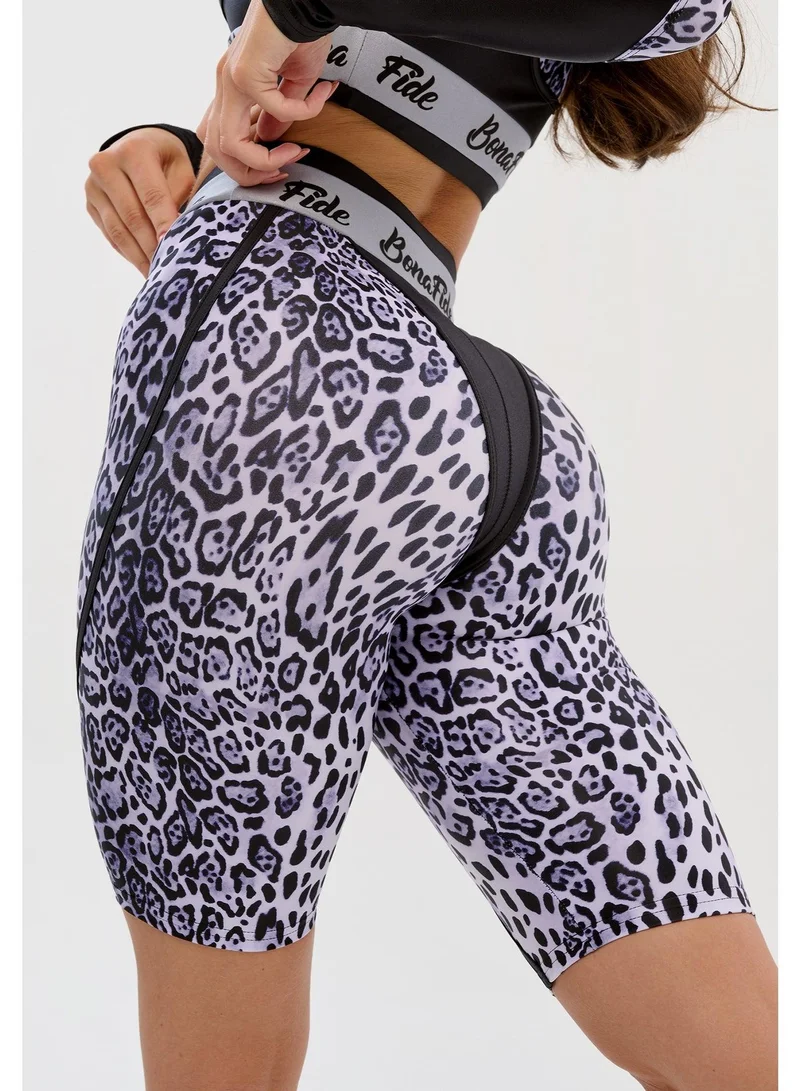 Bona Fide Bona Fide Premium Quality High Waist Biker Shorts for Women with Push Up - Womens Shorts for Gym, Workout
