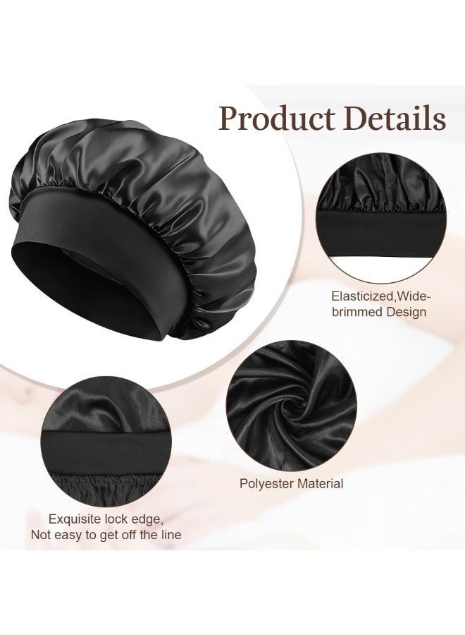Zesen Heatless Hair Curler - 4Pcs Satin Covered Heatless Hair Curlers with Cap and Satin Scarf for Overnight Curls | Flexi Rods for Heatless Curls | No Heat Hair Curlers to Sleep In |Curling Rod Curlers for for Women All Types of Hair - Image 4