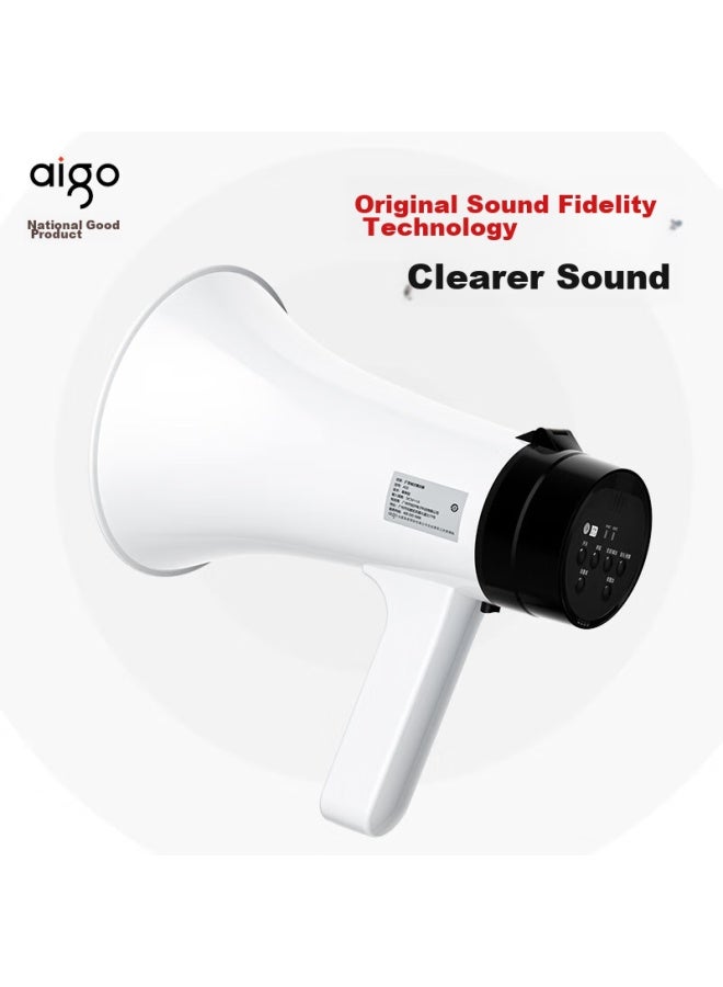 Patriots Aigo A50 Pro Amplifier, Loudspeaker, Megaphone, Recording, Handheld, For Promotions, Street Vendors Goods, Shouting, High-pitched Speaker, Rechargeable, Looping Playback Speaker - Image 3