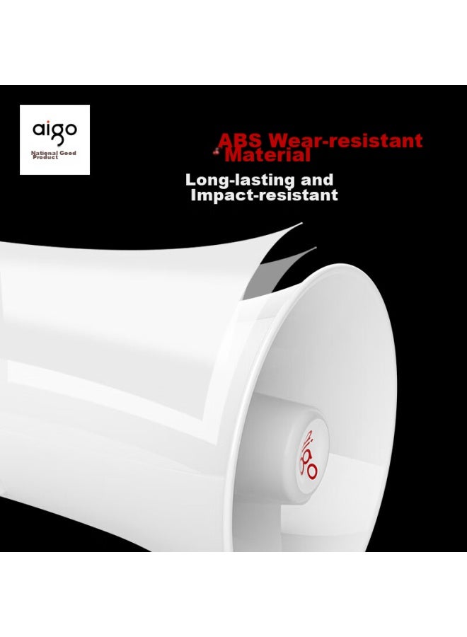 Patriots Aigo A50 Pro Amplifier, Loudspeaker, Megaphone, Recording, Handheld, For Promotions, Street Vendors Goods, Shouting, High-pitched Speaker, Rechargeable, Looping Playback Speaker - Image 5