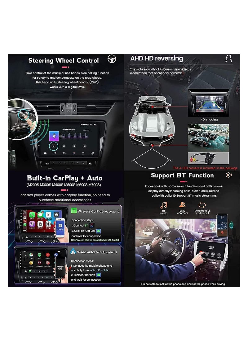 SHEZA STAR Android Screen For Ford Mustang 2015 To 2019 2GB RAM 32GB Memory Support Apple Carplay Android Auto Full HD Touch Screen 9 Inch built In Bluetooth USB Radio WiFi Play Store Backup Camera included  - Image 3